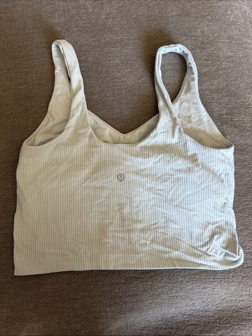 lululemon athletica Ribbed Light Blue Sports Bra